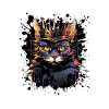 Chat Chat Animal Couronne