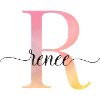 L | Monogramme | Nom | Renée |Aquarelle