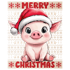 Cochon Sow Noël Mignon Noël