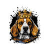 Beagle Dog Animal Crown