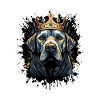 boxer hund tier krone