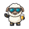 Schaf Ski Bier