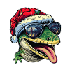 Lizard Christmas Funny