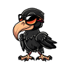 Raven Bird Comic Cool