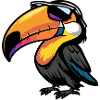 Toucan Bird Comic Cool