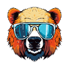 Eisbär Kopf Cool Polar bär