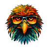 Portrait Tête D’aigle Cool