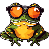 Frog Funny Cool