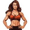 Woman Muscles Girl Fitness