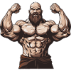 Bodybuilder Gym Muscles