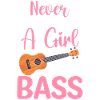 Une fille avec un bassiste