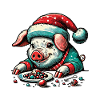 Greedy Christmas Pig