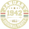 January 1942 - Birthday in January 1942