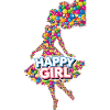 Fille heureuse