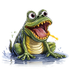 The Flute-Tongued Frog