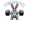 Pumpernickel Rabbit Fitness Trainer Bodybuilder