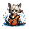 The Cello-Clawed Cat