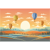 Heißluftballons