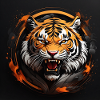 Tigre sifflant gros chat