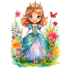 Princess in the garden