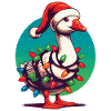 gChristmas Funny Clumsy Goose