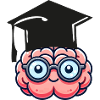 brain comic nerd student