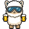 Alpaga Llama Ski Bière