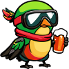 Hummingbird Bird Ski Bière