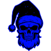 Santa Claus Skull Skeleton