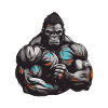 Gorilla Bodybuilding Muscles