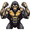 Gorilla Muscles Workout