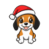 Beagle Dog Christmas