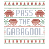 Übergeben Sie den Gabagool-Weihnachtspullover Gaba