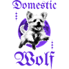Loup domestique – Chien gothique avec lune