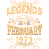 February 1973 Birthday Legend
