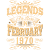 February 1970's Birthday Legend