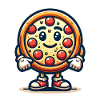 Mascotte de pizza