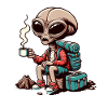 Hiking Alien Coffee Mountains