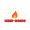 KEEP GOING never give up