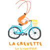 Shrimp on a bicycle