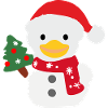Ente Weihnachten Quietscheente