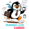 Running Late – Funny Penguin