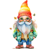Hippie Gnom oder Zwerg