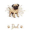 Carlin Groovy Pug Papa