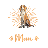 Lévrier persan Groovy Saluki Mom