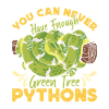 Python arborescent vert