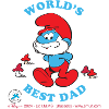 Smurfs Design World's Best Dad