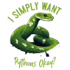 Python arborescent vert