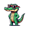 Crocodile Comic Cool