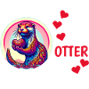 Loutre demi-amour cadeau